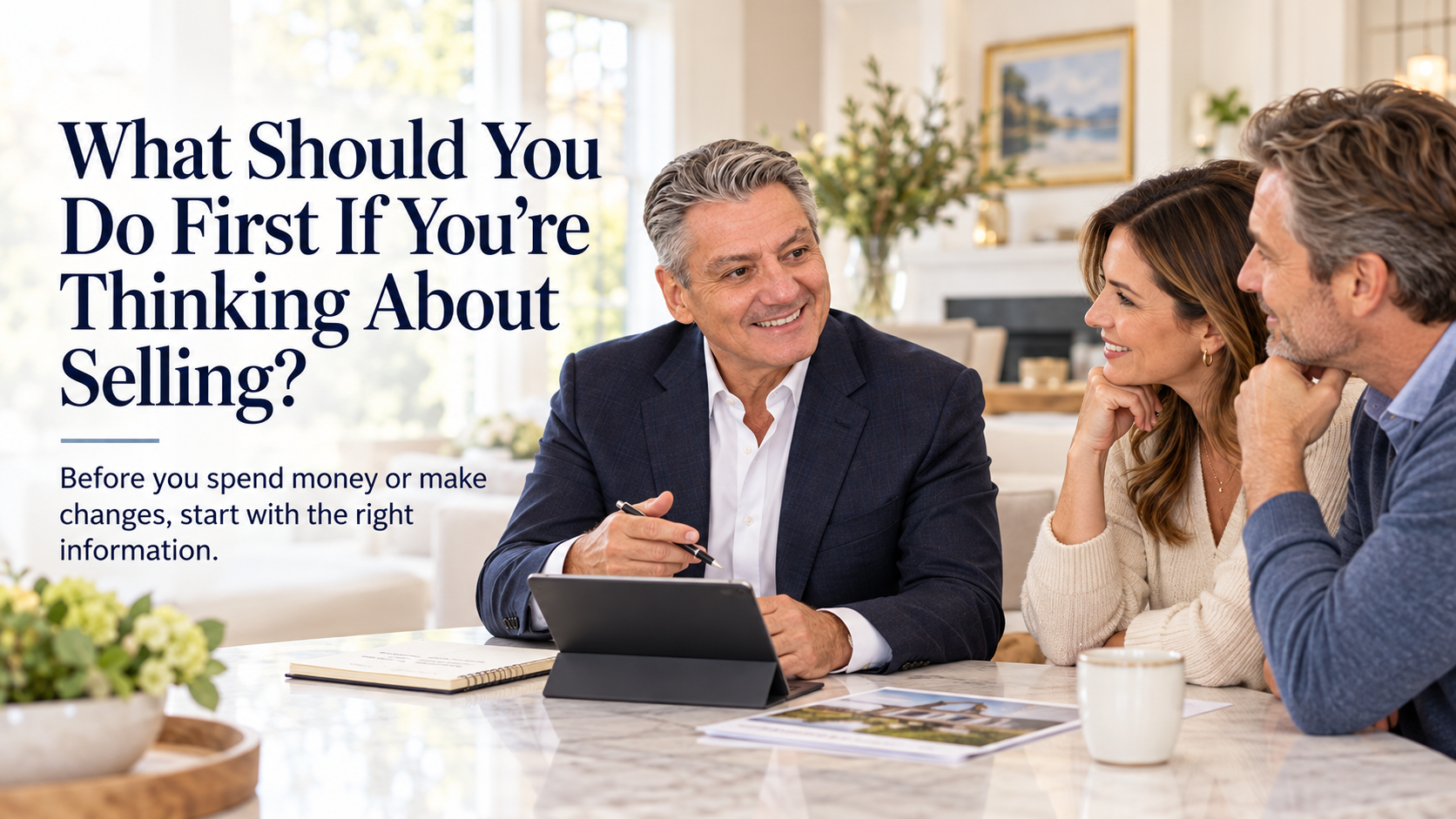 What Should You Do First If You’re Thinking About Selling? header image.