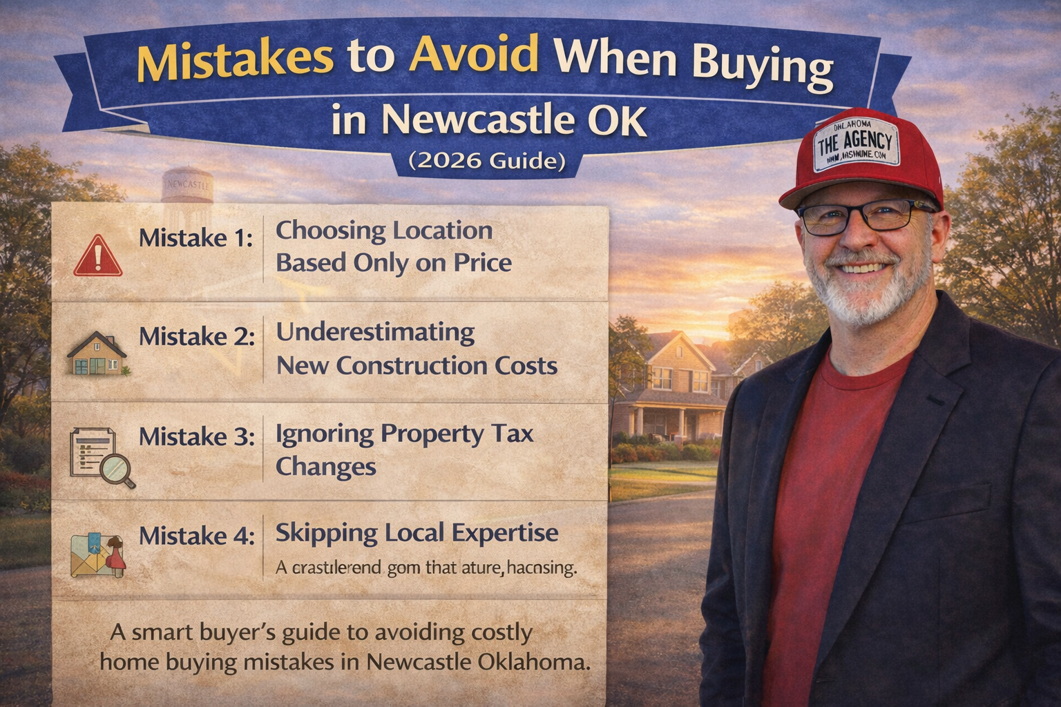 Ryan Hukill explains common mistakes to avoid when buying a home in Newcastle Oklahoma