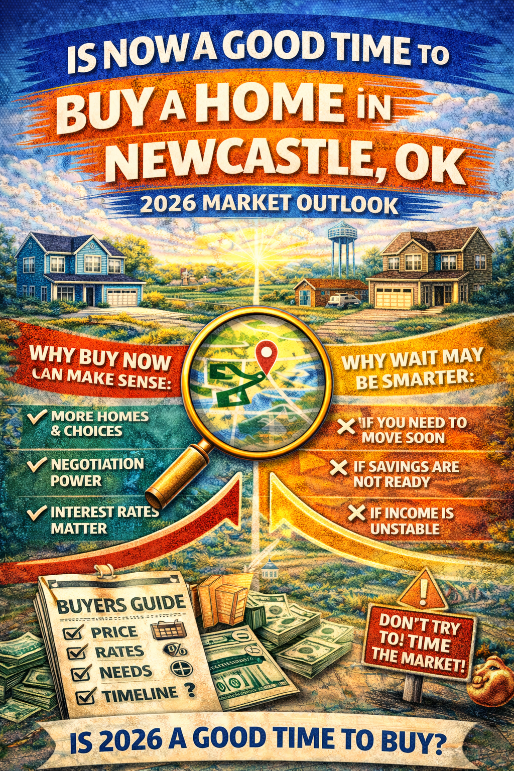 Newcastle OK housing market forecast, should I buy a house Newcastle OK, Newcastle real estate outlook