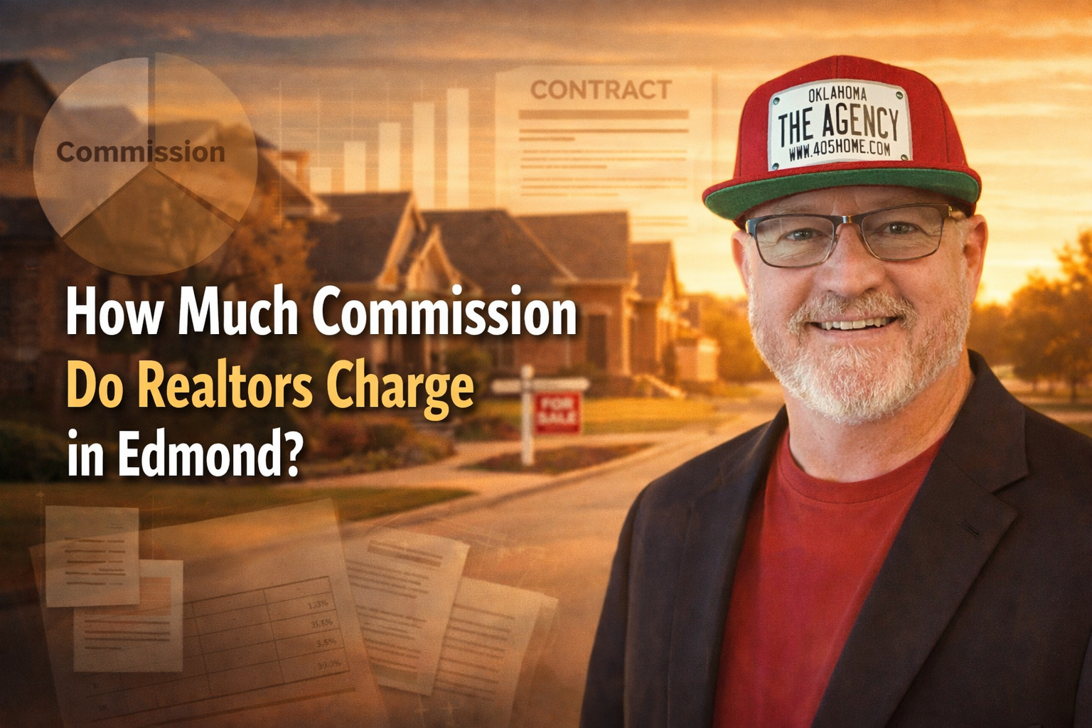 Ryan Hukill explaining how much commission Realtors charge in Edmond Oklahoma