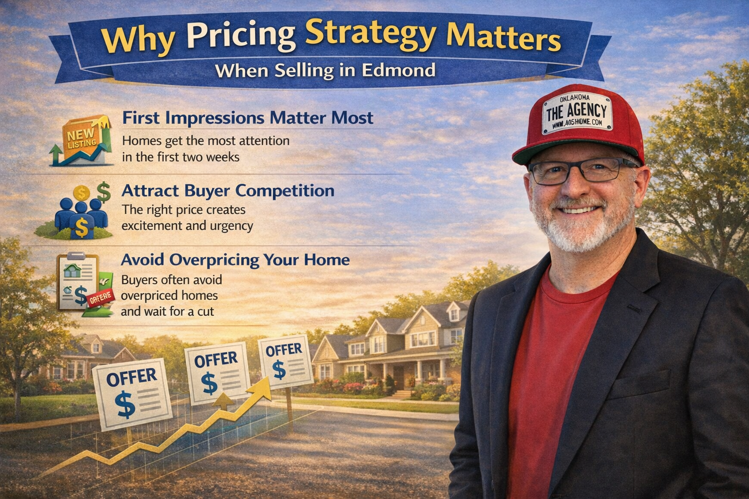 Edmond Oklahoma Realtor Ryan Hukill explaining pricing strategy for selling a home