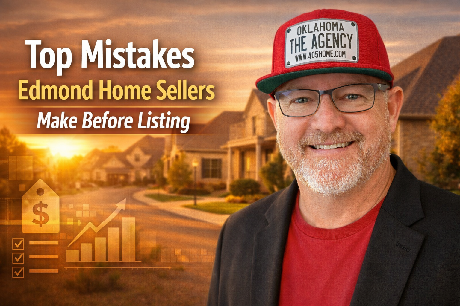 Ryan Hukill explaining the top mistakes Edmond home sellers make before listing their house for sale