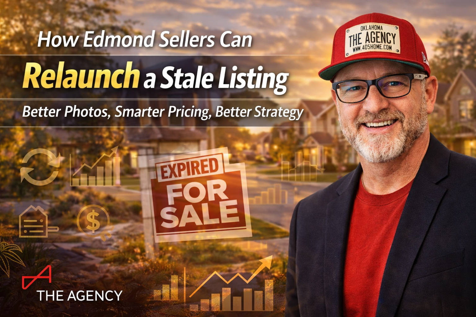 Ryan Hukill explains how Edmond homeowners can relaunch a stale or expired home listing with better photos, pricing strategy, and marketing