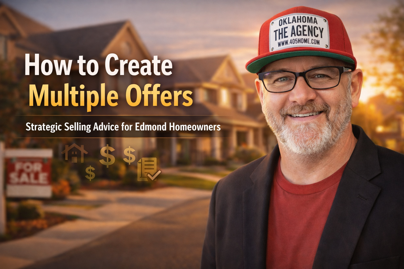 Edmond Oklahoma real estate agent explaining how to create multiple offers when selling a home