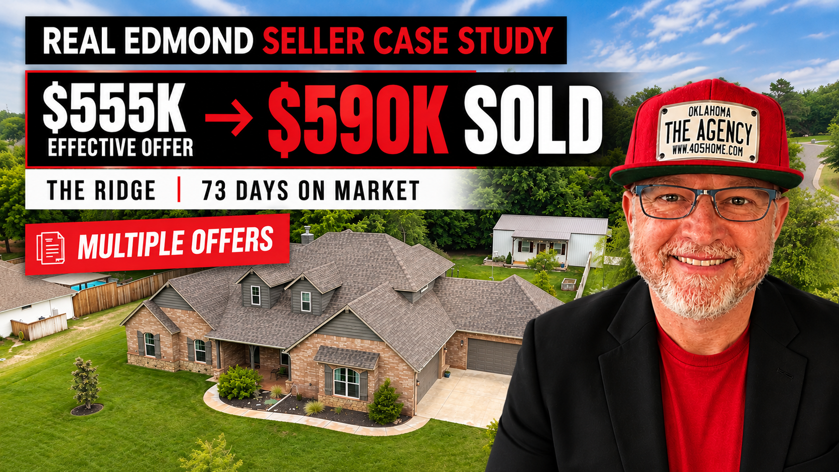 Edmond seller case study for 10430 Pine Ridge Road in The Ridge