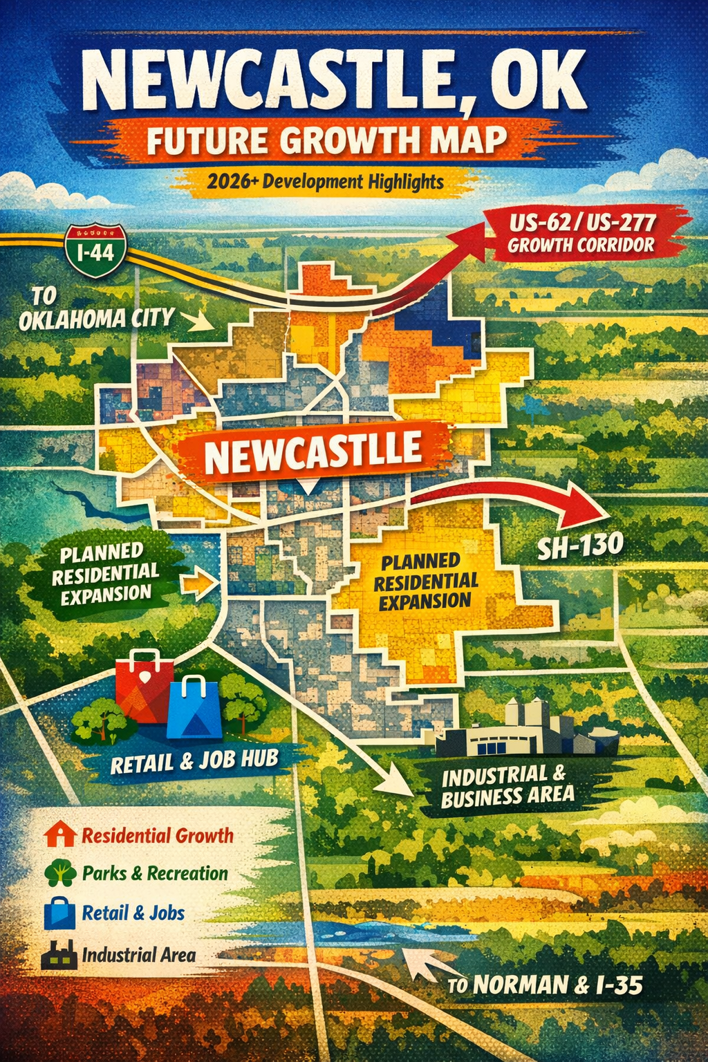 Newcastle comprehensive plan, Newcastle development, Newcastle future growth, Newcastle housing expansion