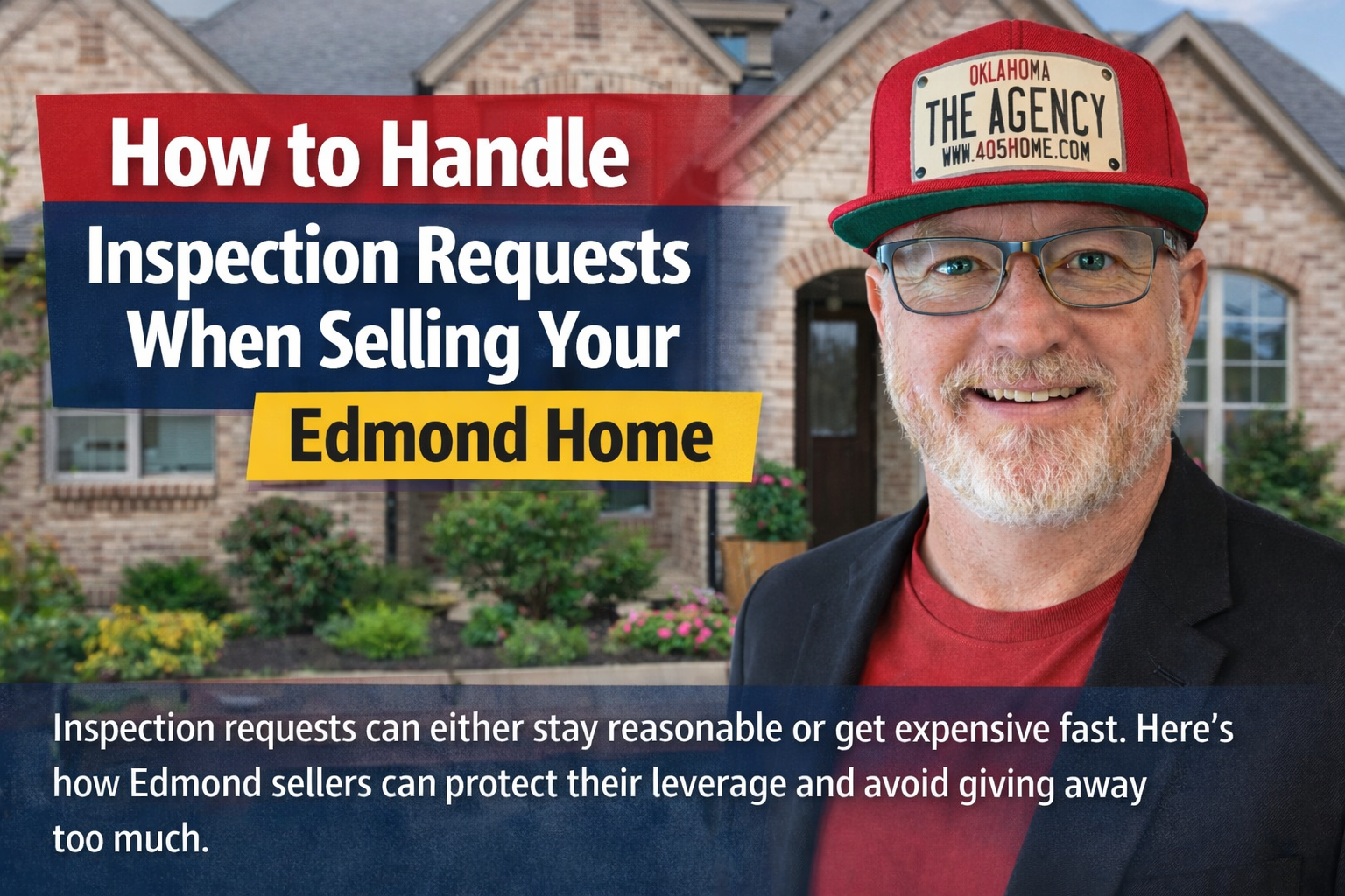 Ryan Hukill explains how Edmond home sellers should handle inspection requests, repair negotiations, and buyer credits during the inspection period.