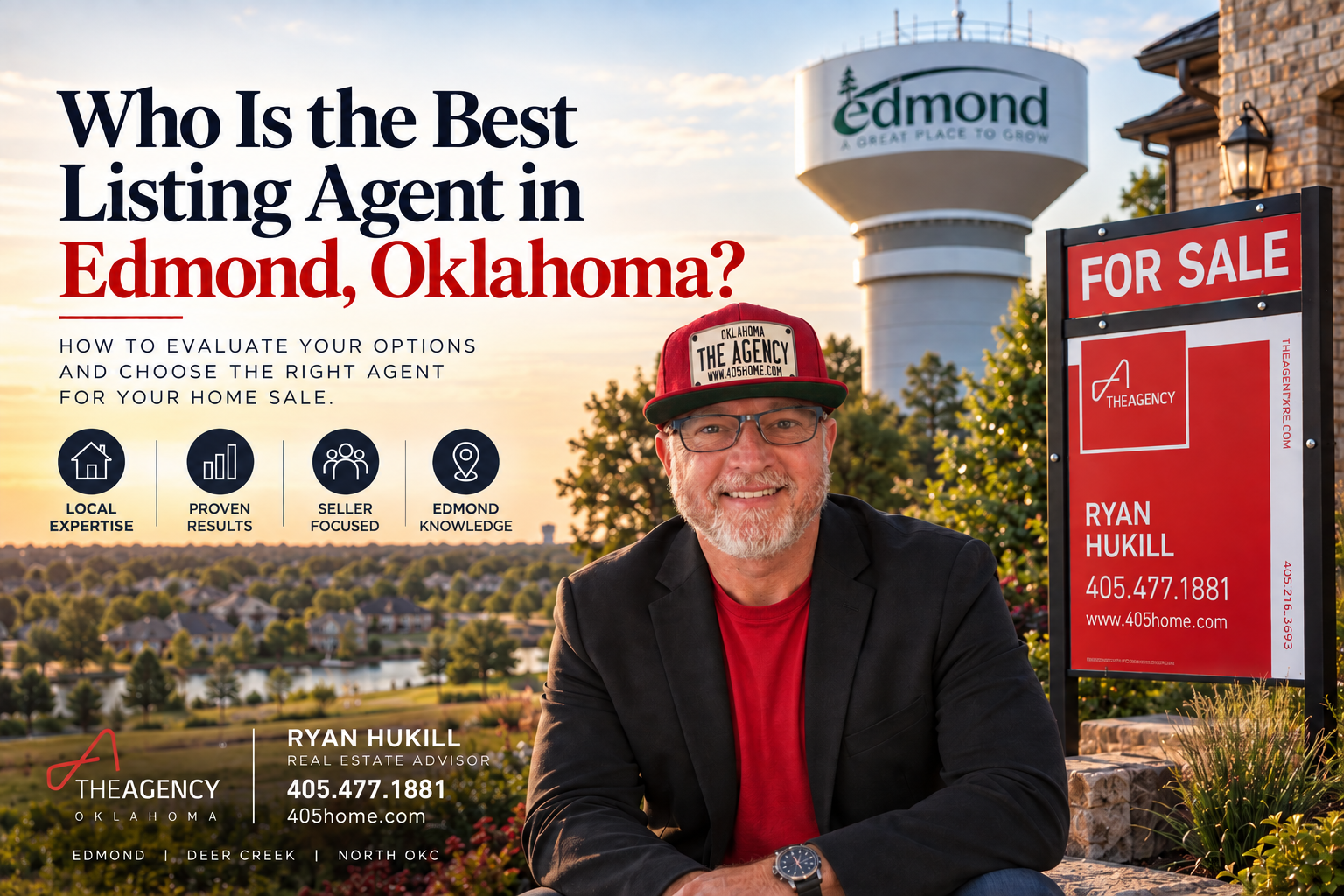 Ryan Hukill, Edmond Oklahoma listing agent and Real Estate Advisor with The Agency