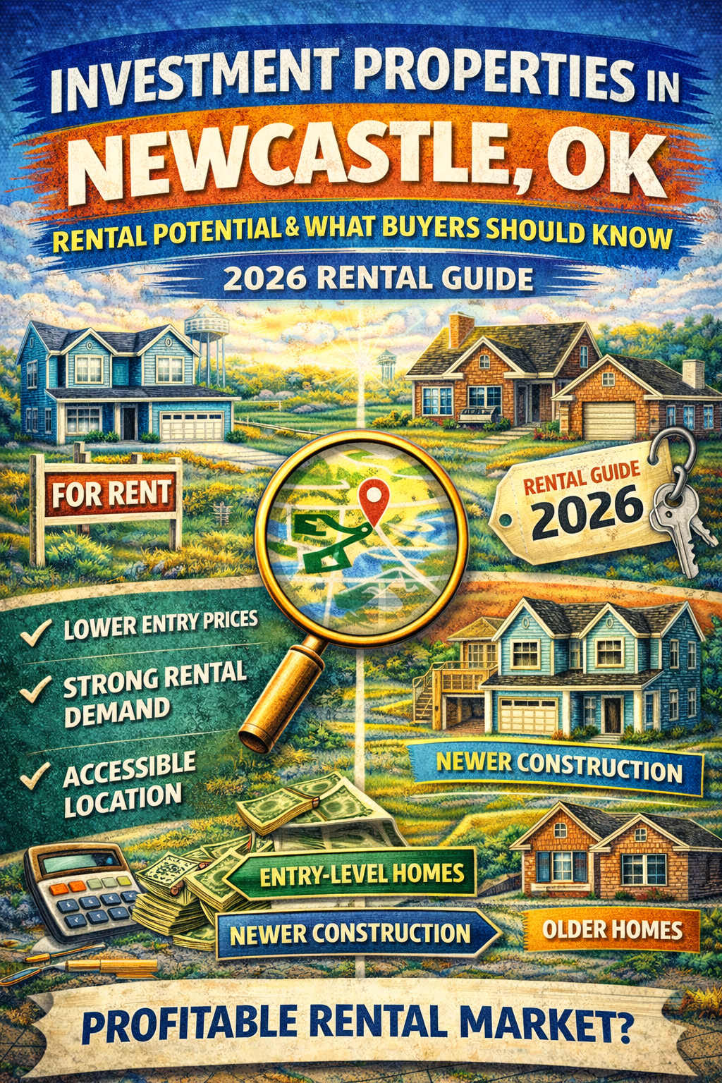 Rental homes Newcastle OK, Newcastle OK rental market, buying rental property Newcastle OK