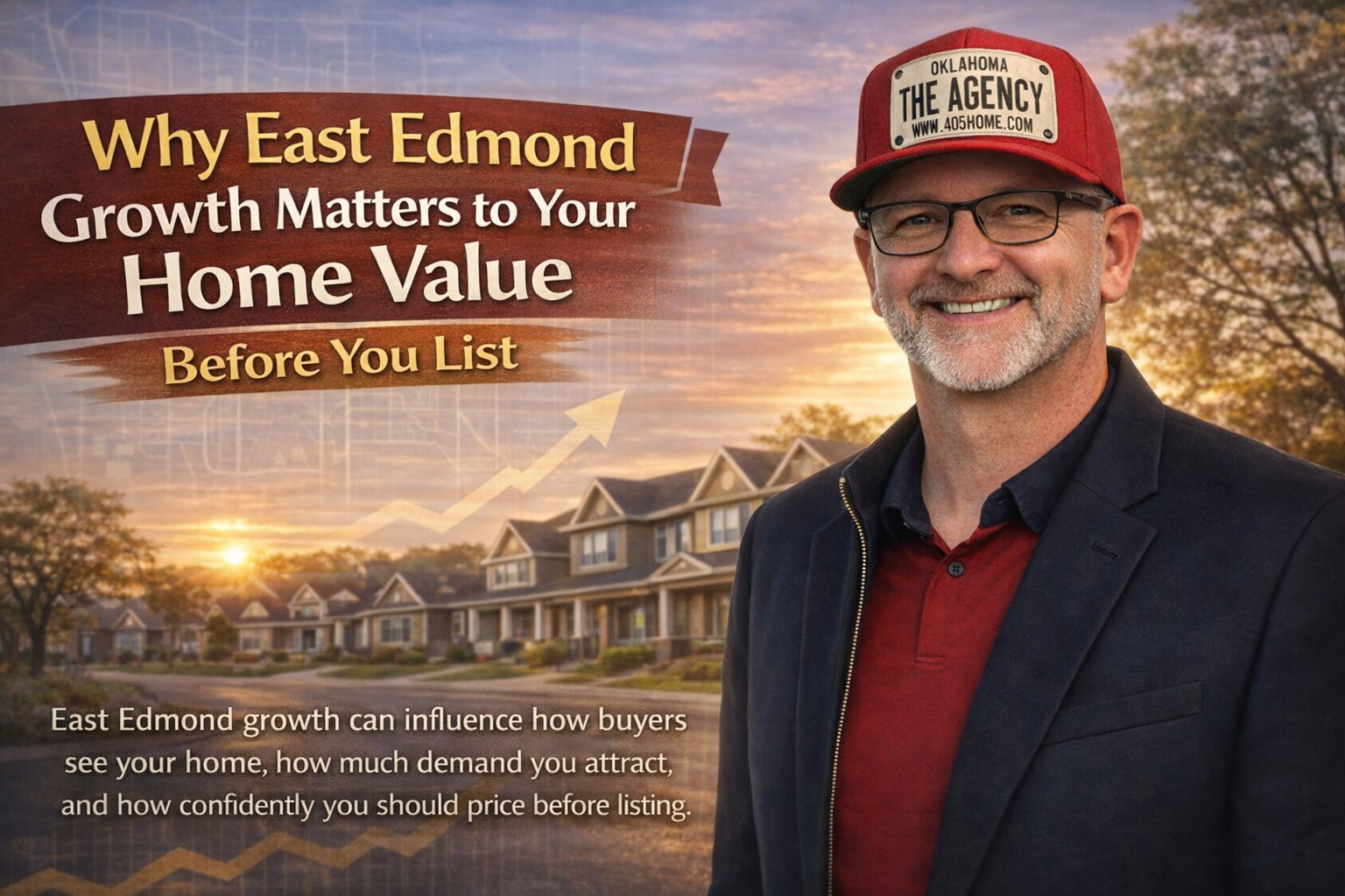 Ryan Hukill explaining how East Edmond growth influences home value in Edmond Oklahoma