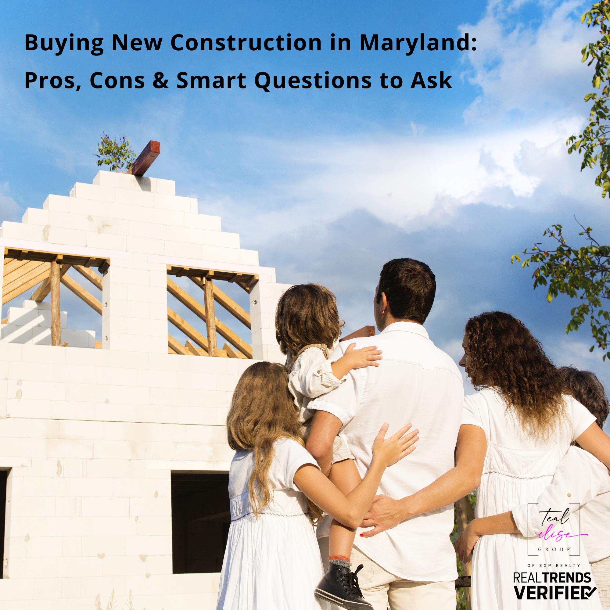 Buying New Construction in Maryland: Pros, Cons & Key Questions to Ask header image.