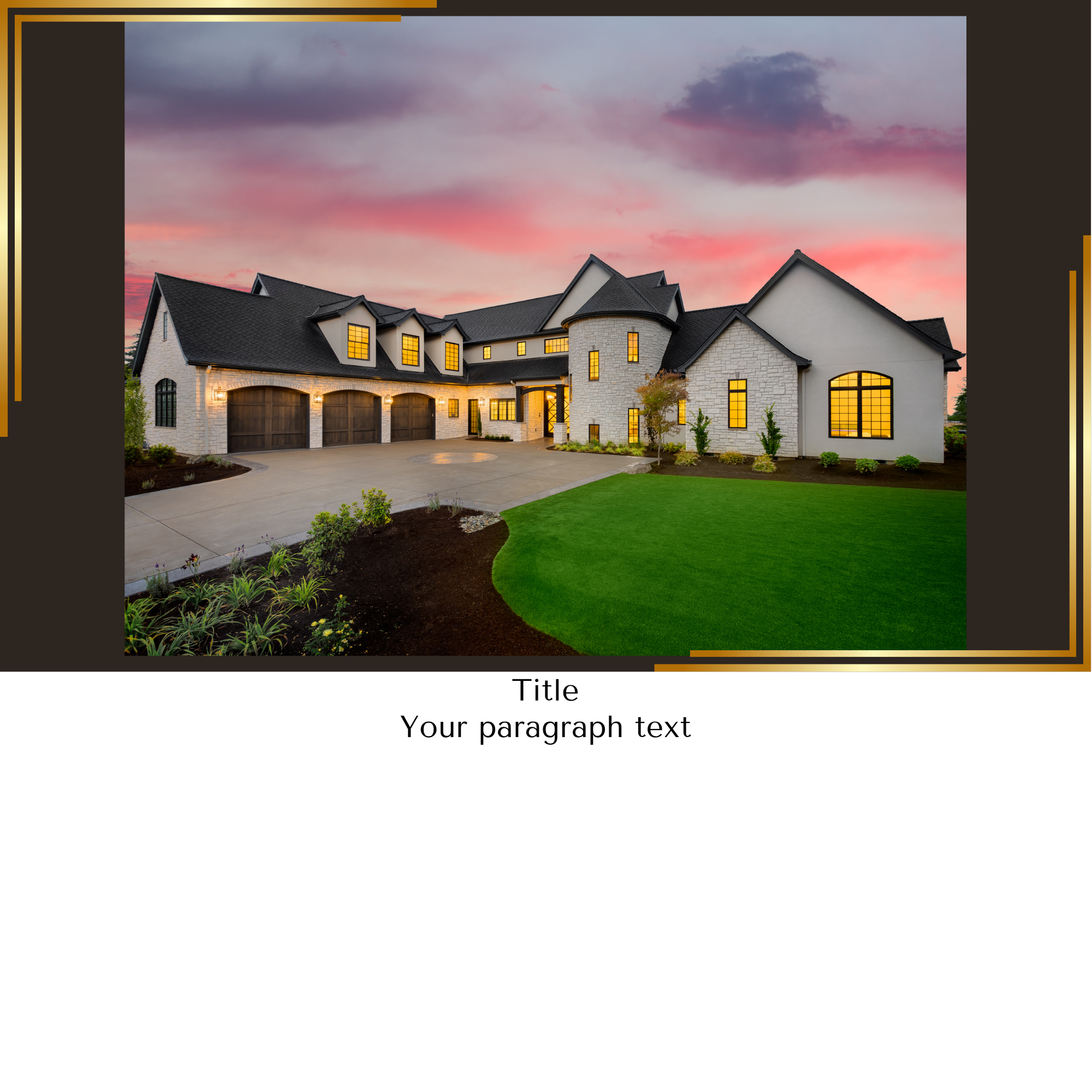 Luxury Home at Twilight