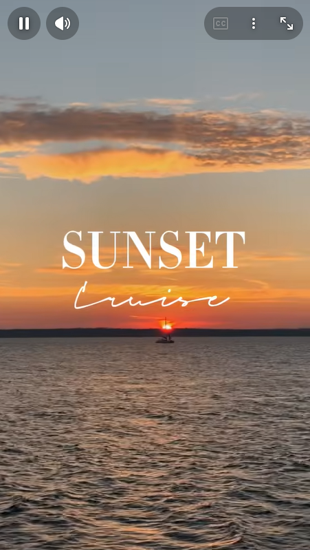 Sunset Cruise 2026 header image.