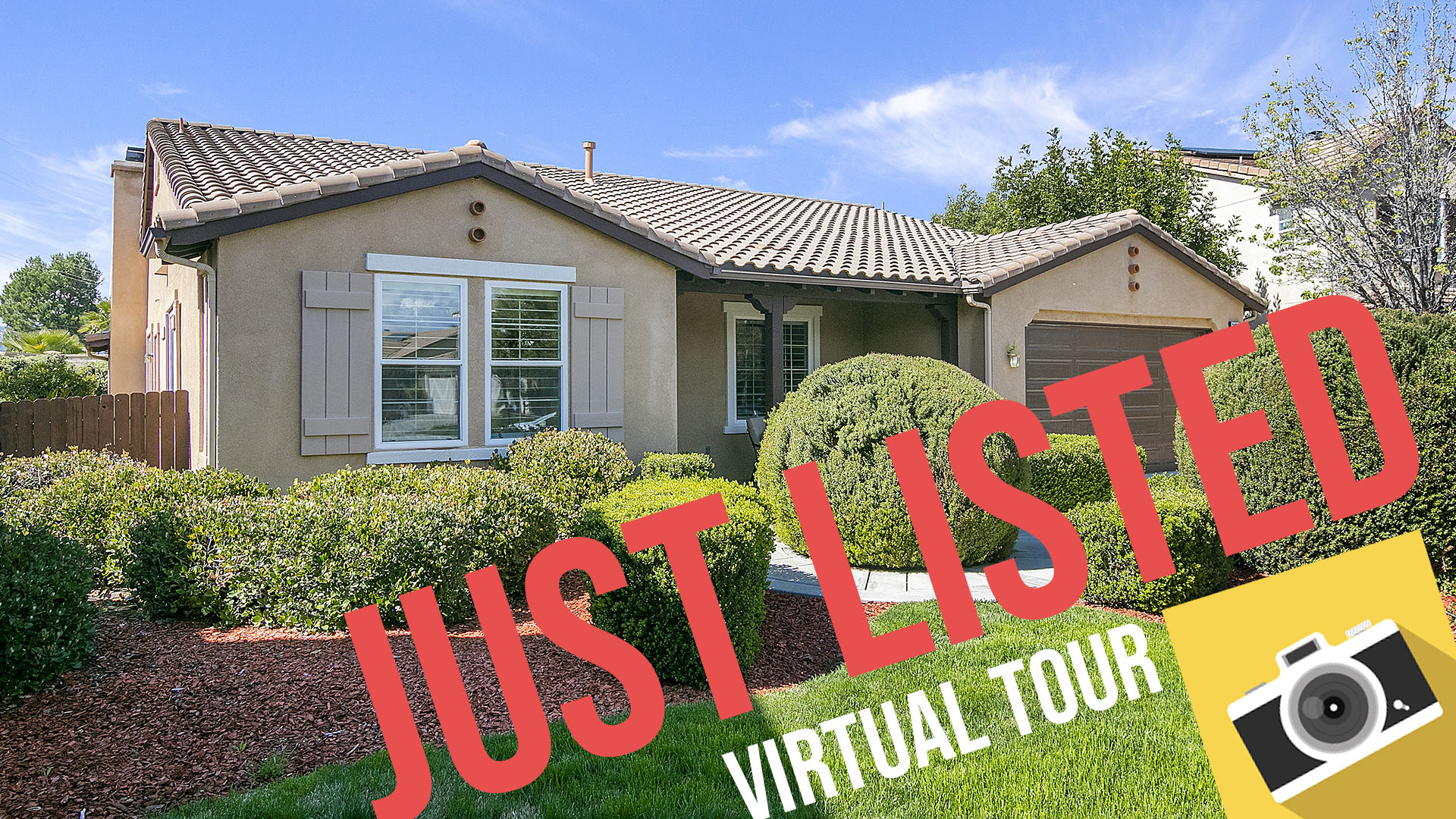 JUST LISTED: 24215 Broad Oak St, Murrieta header image.