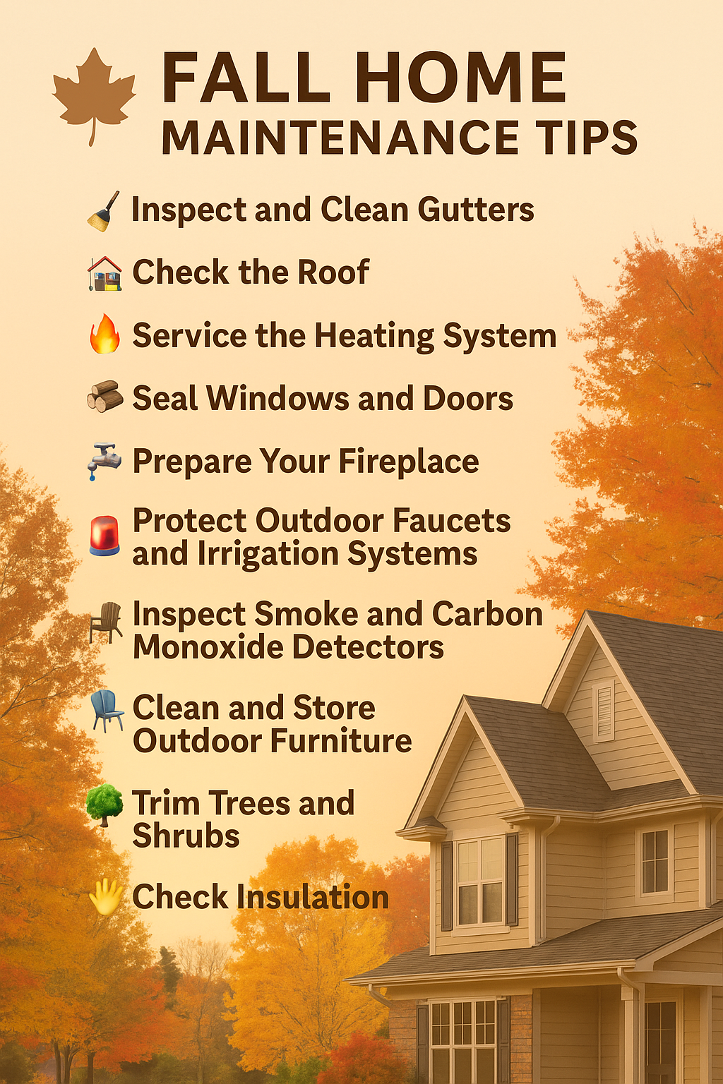 fall home maintenance tips