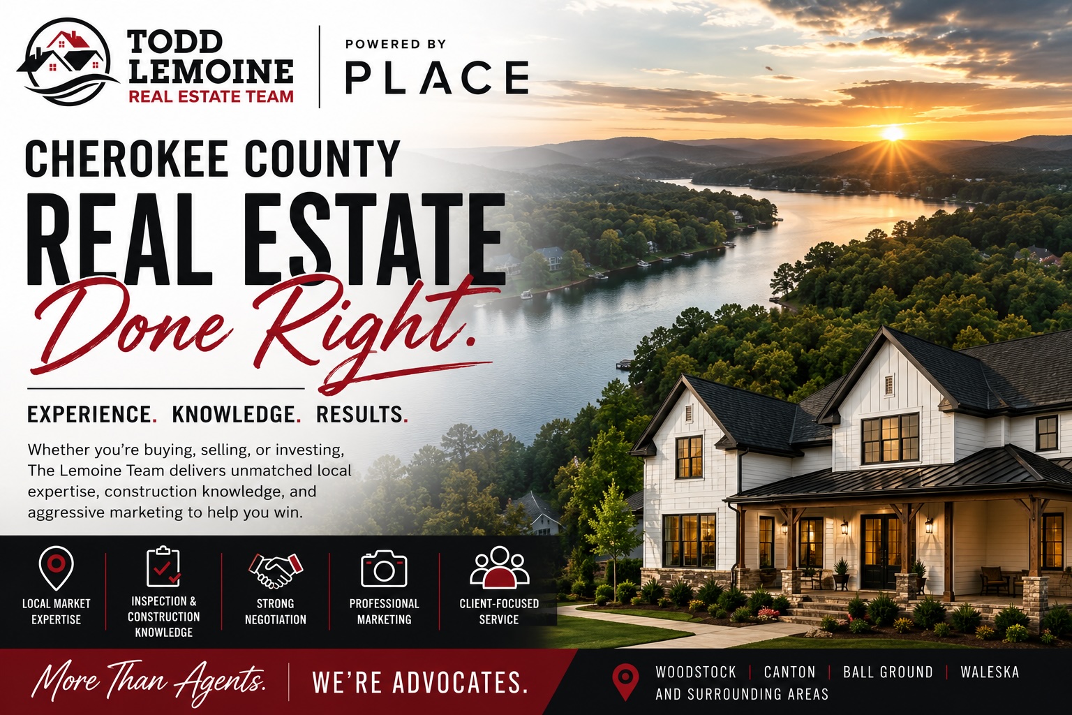 Why Cherokee County Home Buyers and Sellers Need More Than Just a Real Estate Agent header image.
