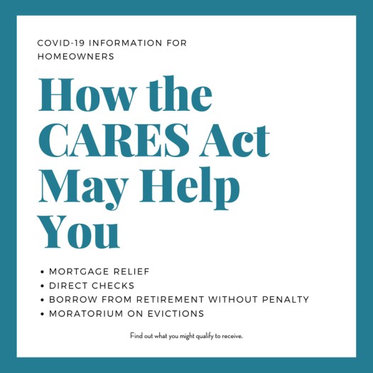 How the CARES Act Can Help You header image.