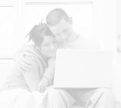 Couple searching online