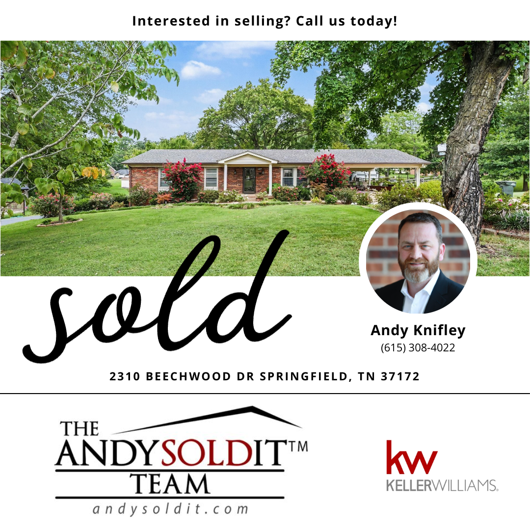SOLD: All-Brick Classic with Dual Fireplaces & 4-Car Parking — Another Robertson County Win for The ANDYSOLDIT Team header image.
