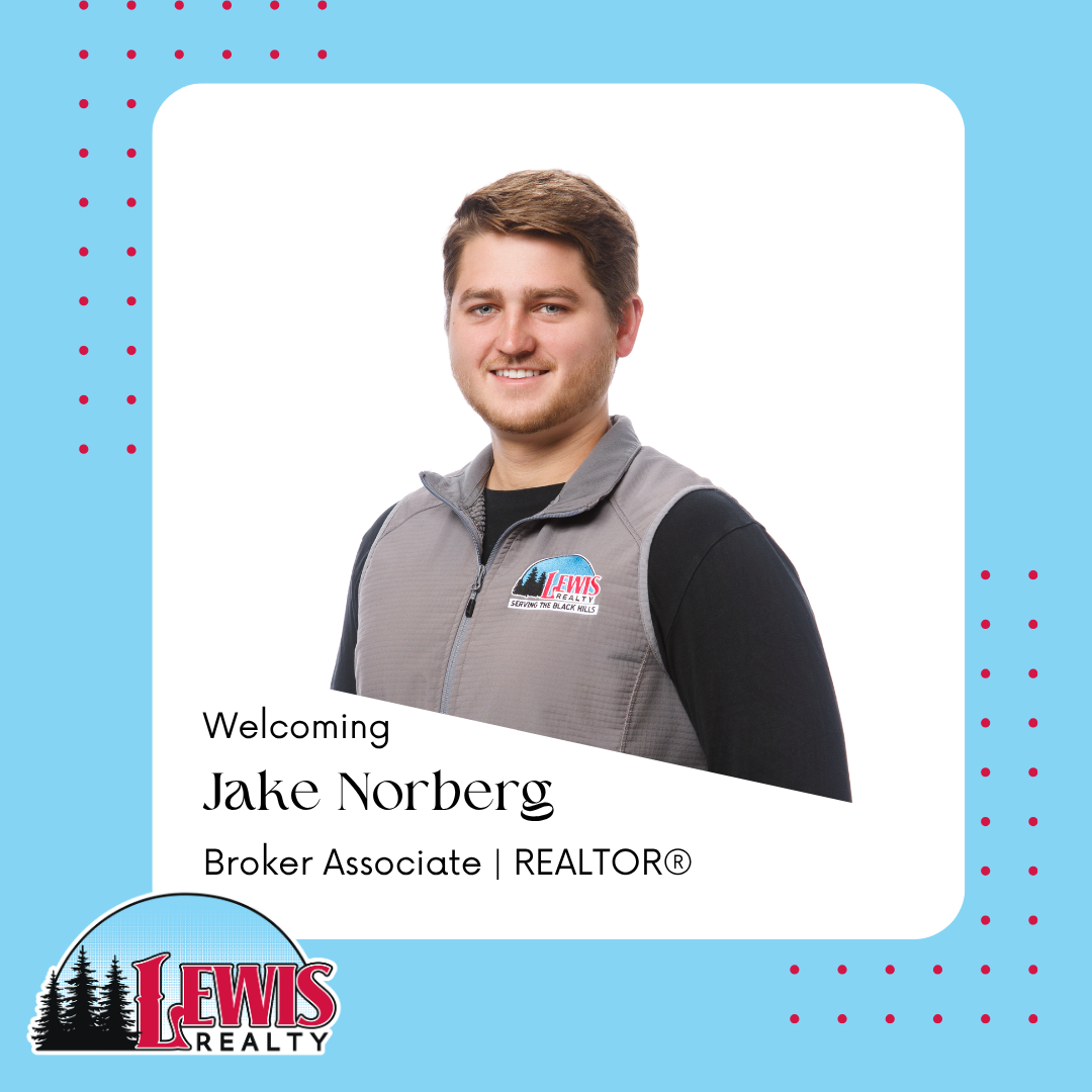 Meet Jake Norberg: Lewis Realty's Newest REALTOR® is Ready to Help You Find Your Place in the Black Hills! header image.