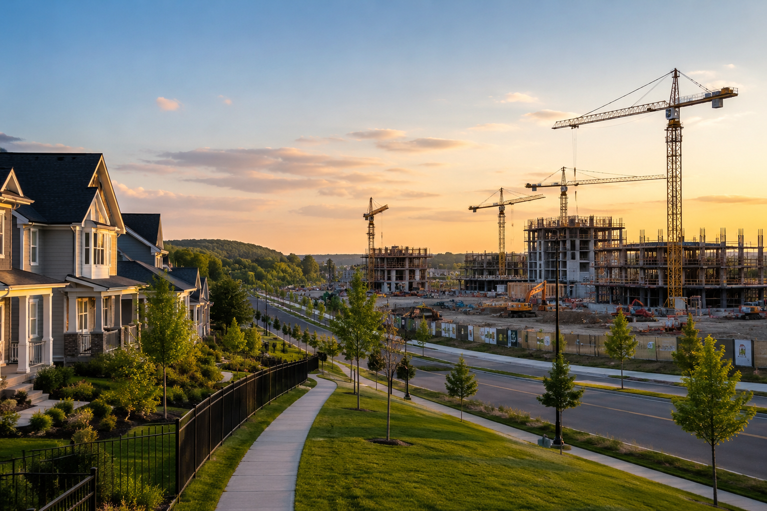 Should You Buy a Home Near Future Development? header image.