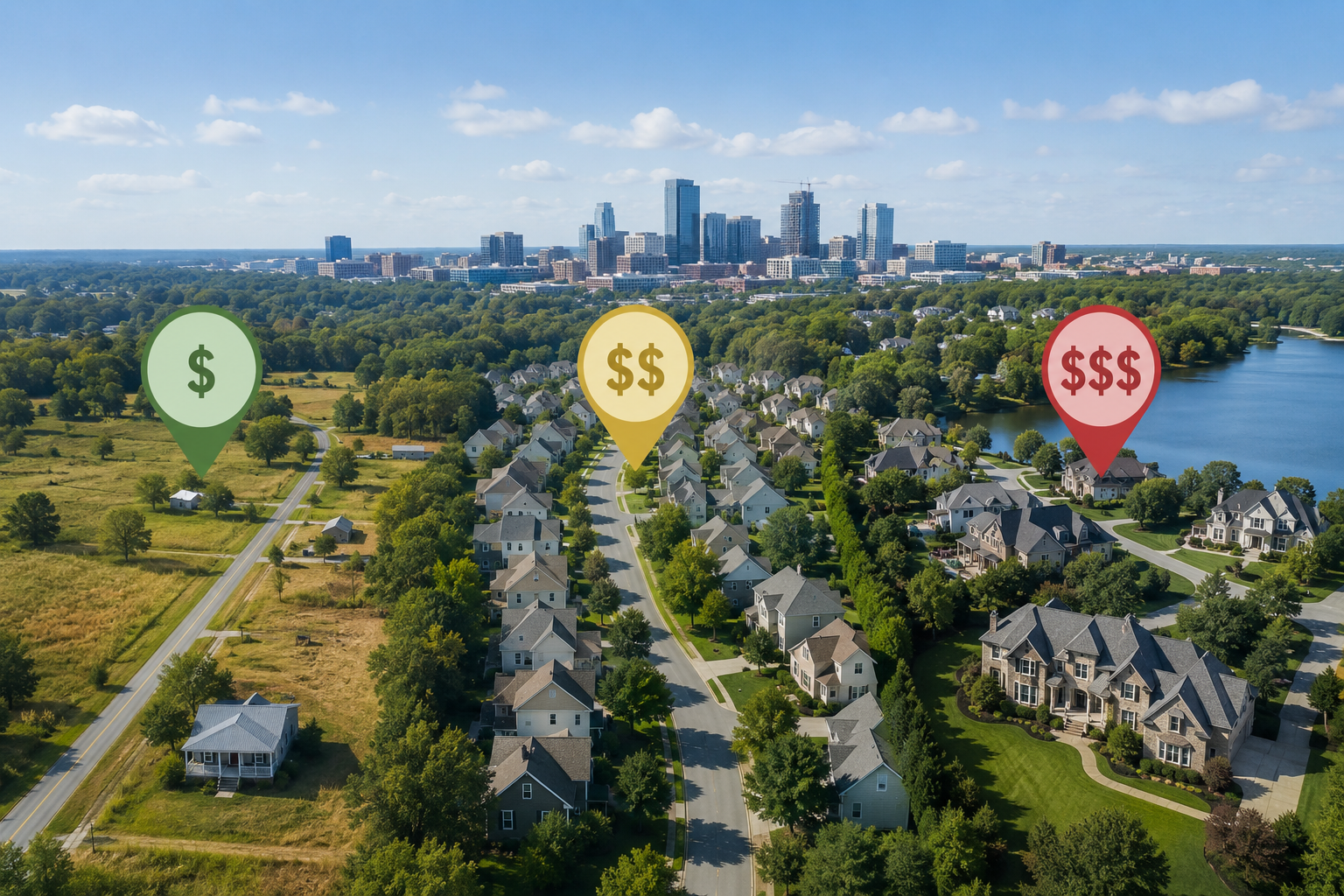 Why Property Taxes Vary So Much Across the Triangle header image.