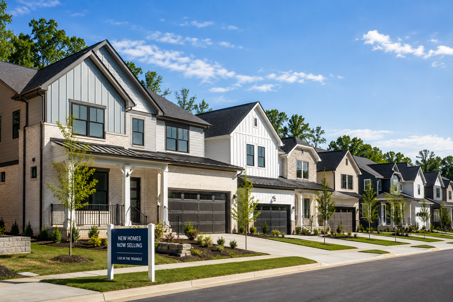 Why New Construction Is Booming Across the Triangle header image.
