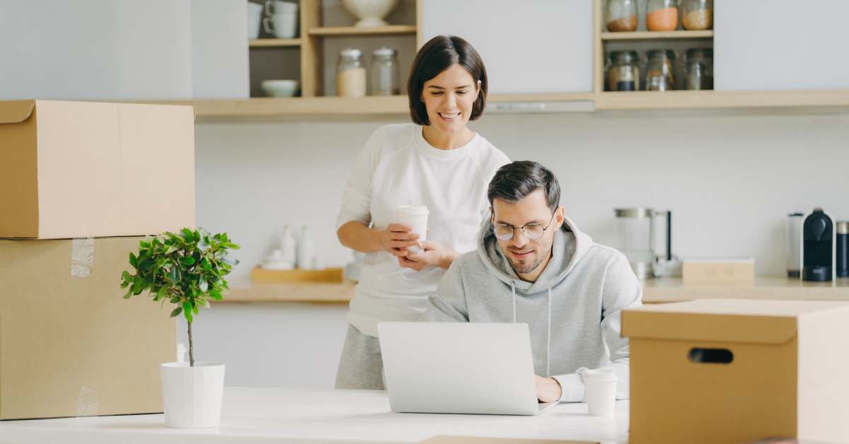 BUYING A HOME WITH A HOME TO SELL header image.
