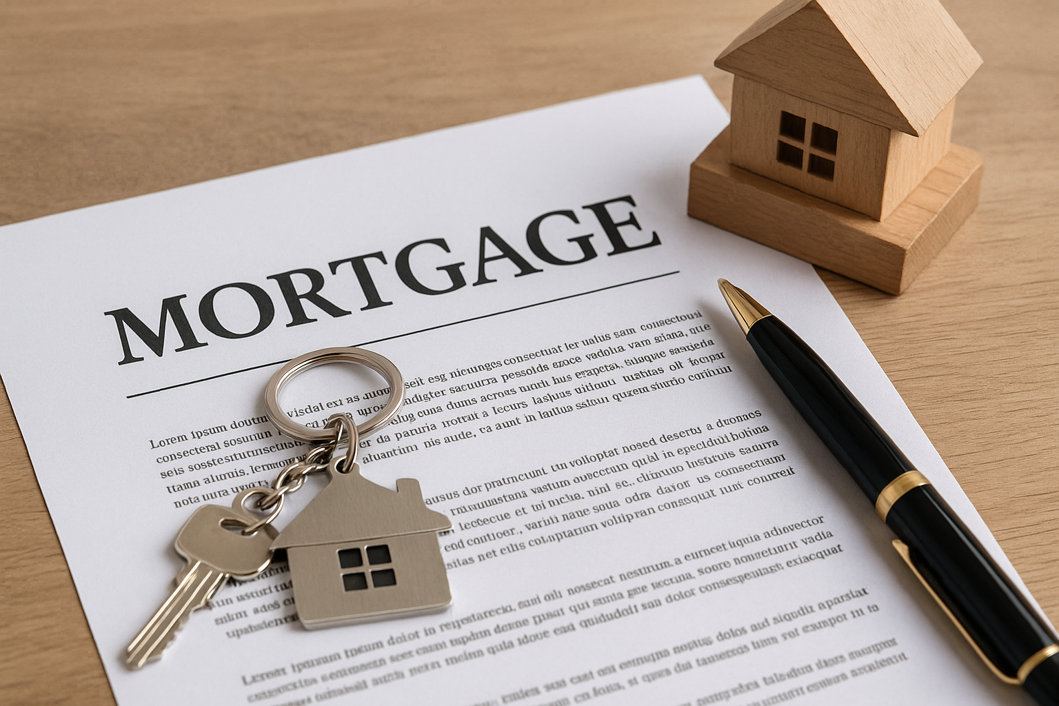 Image of a mortgage