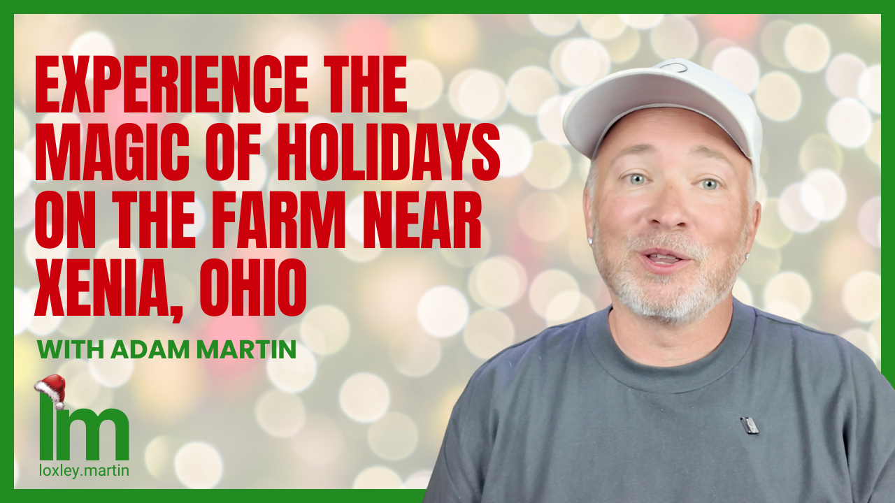 Experience the Magic of Holidays on the Farm near Xenia, Ohio header image.