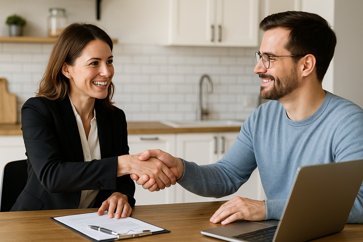 A 'For Sale' sign in front of a home in a Xenia, Ohio neighborhood, illustrating the topic of Realtor commission fees for sellers in Greene County.