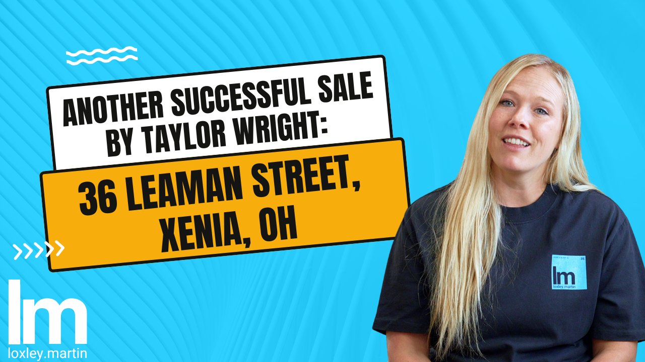 Another Successful Sale by Taylor Wright: 36 Leaman Street, Xenia, OH header image.
