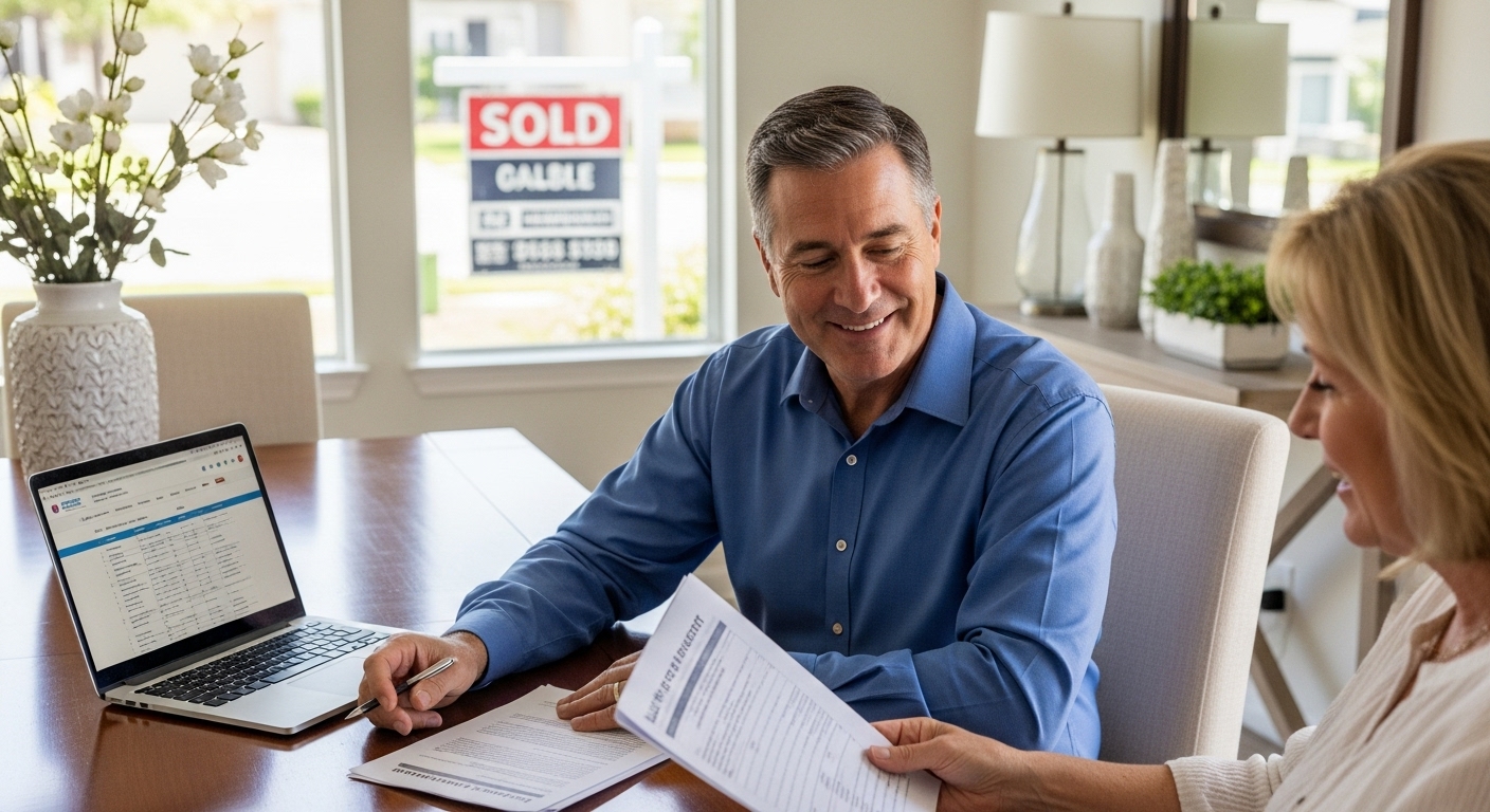 Xenia Realtor discussing commission costs with home seller understanding real estate fees in Ohio