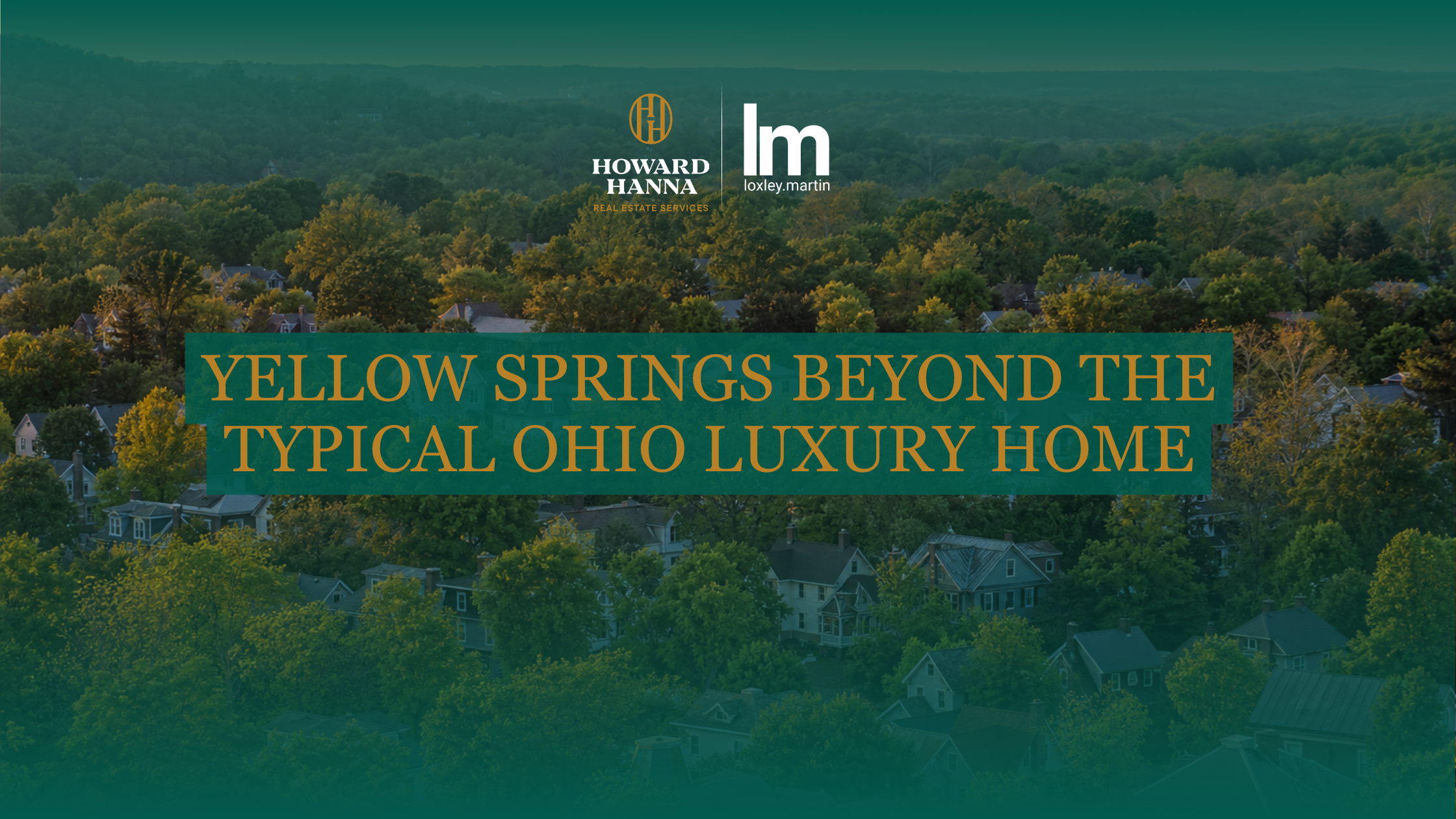 Yellow Springs Beyond the Typical Ohio Luxury Home header image.