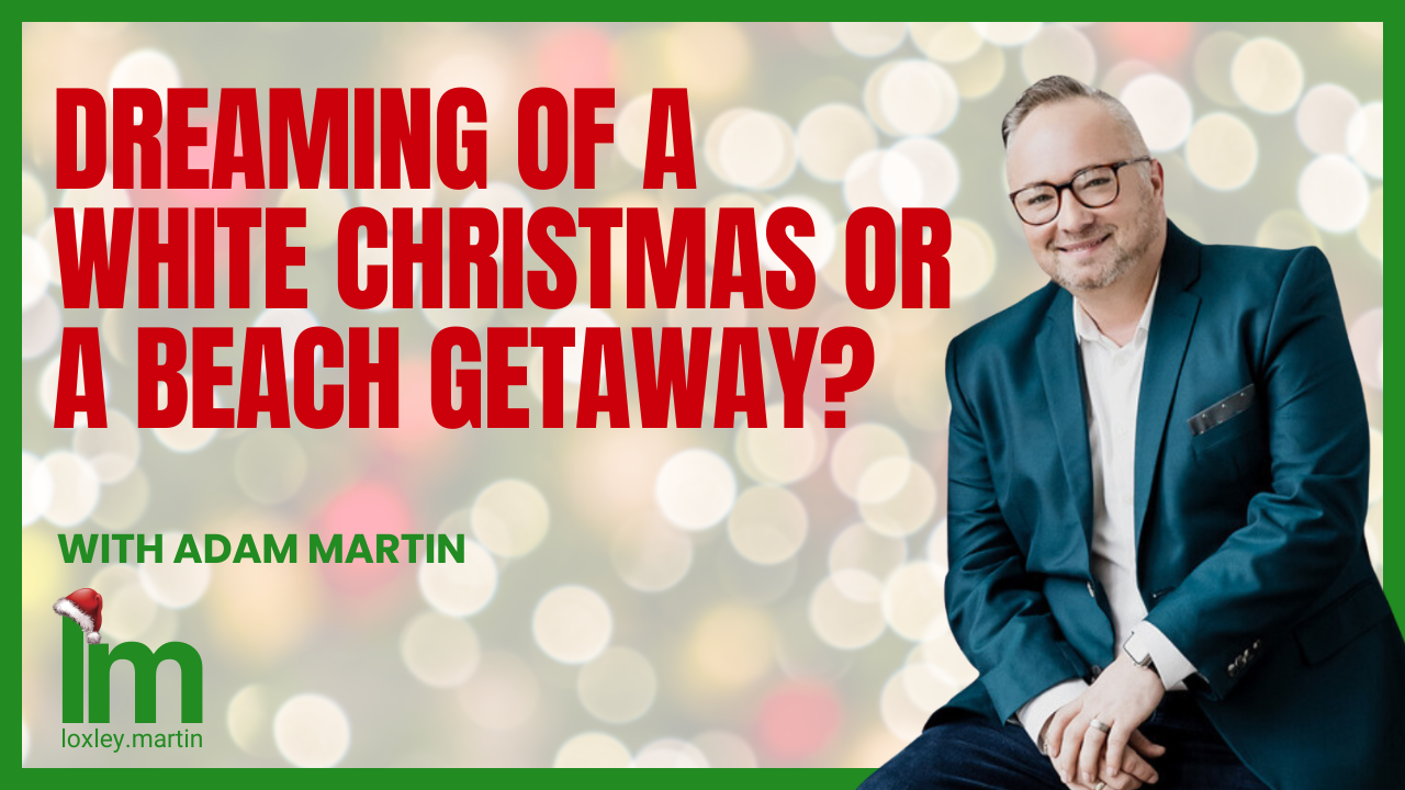 Dreaming of a White Christmas or a Beach Getaway? header image.