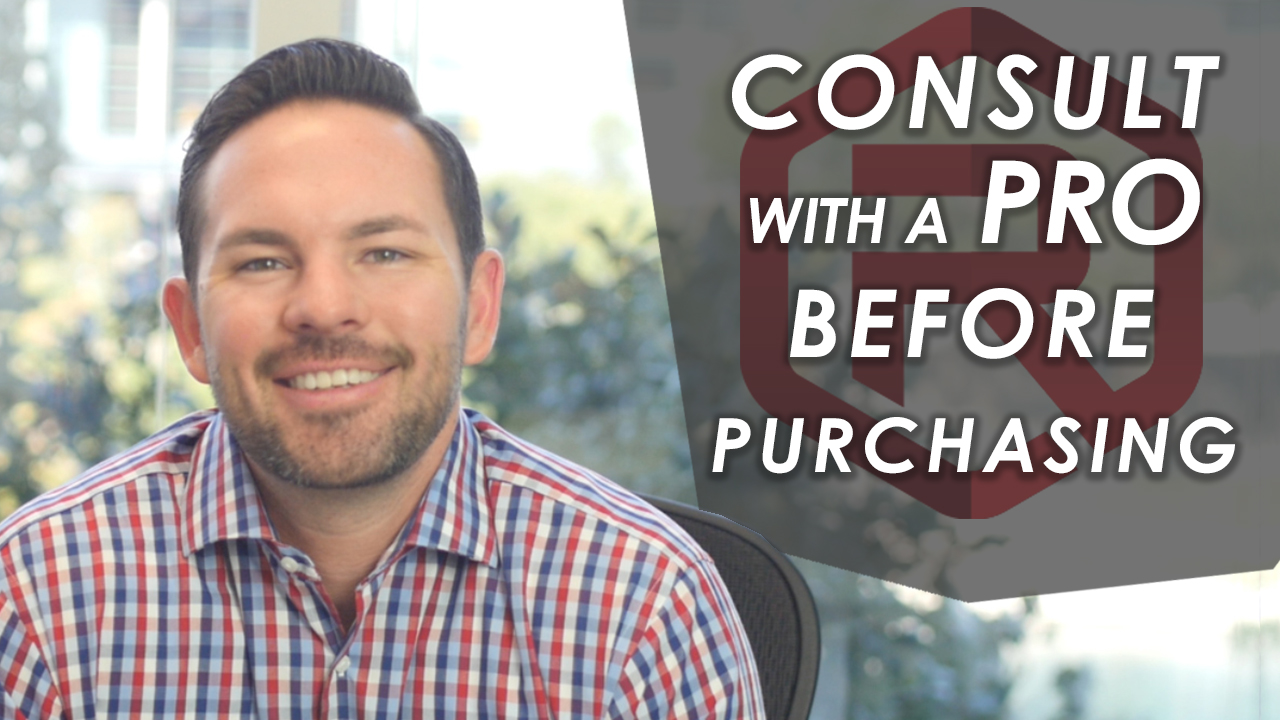Consult With A Professional Before Making a Purchase header image.