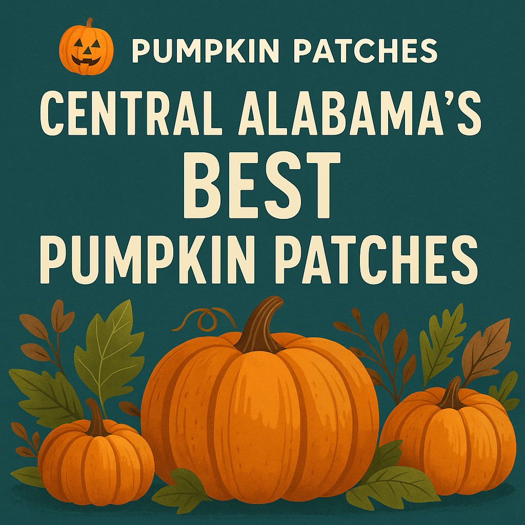 Autumn Adventures: Central Alabama’s Pumpkin Patches & Family Farms header image.