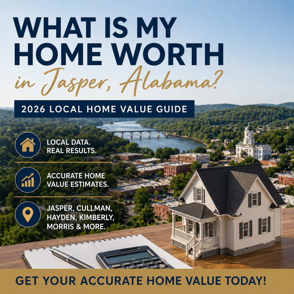 What Is My Home Worth in Jasper, Cullman & Nearby Areas? (2026 Guide) header image.