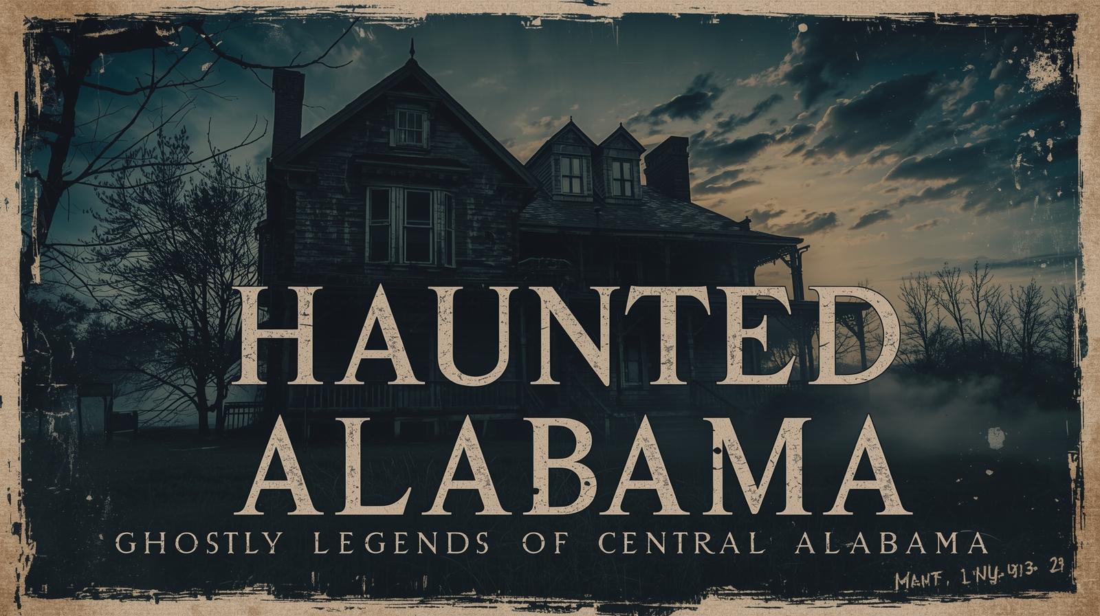 Haunted Alabama: Ghostly Legends of Central Alabama header image.