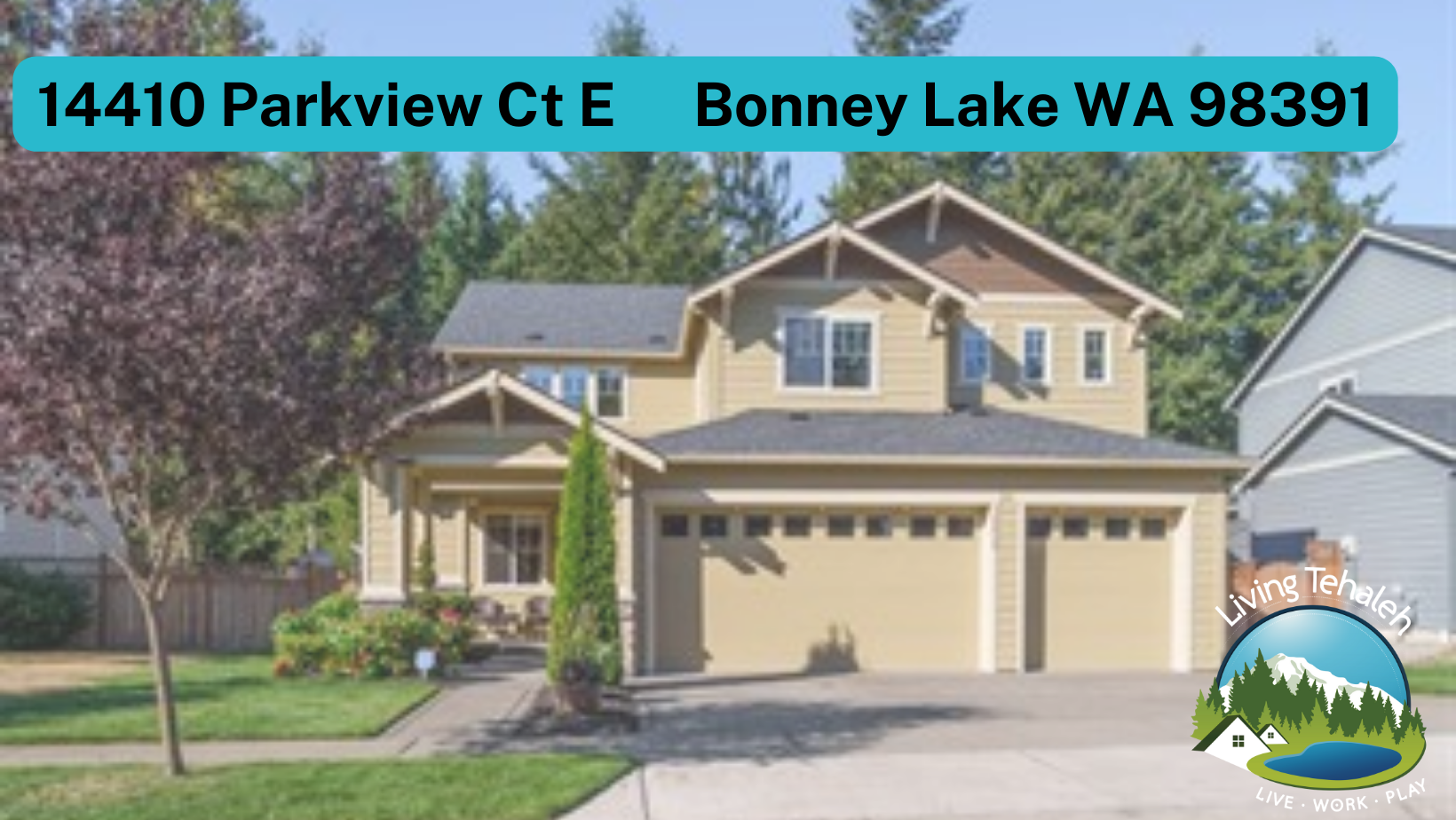 Beautiful Tehaleh Home for Sale! header image.