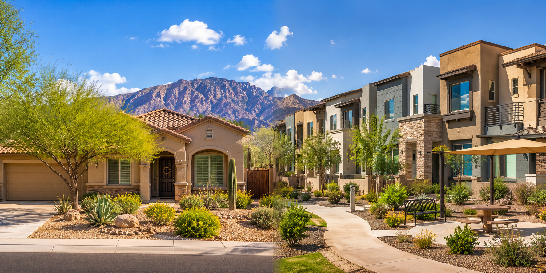 Single-Family Rentals vs Townhomes: What Tucson Investors Should Consider header image.