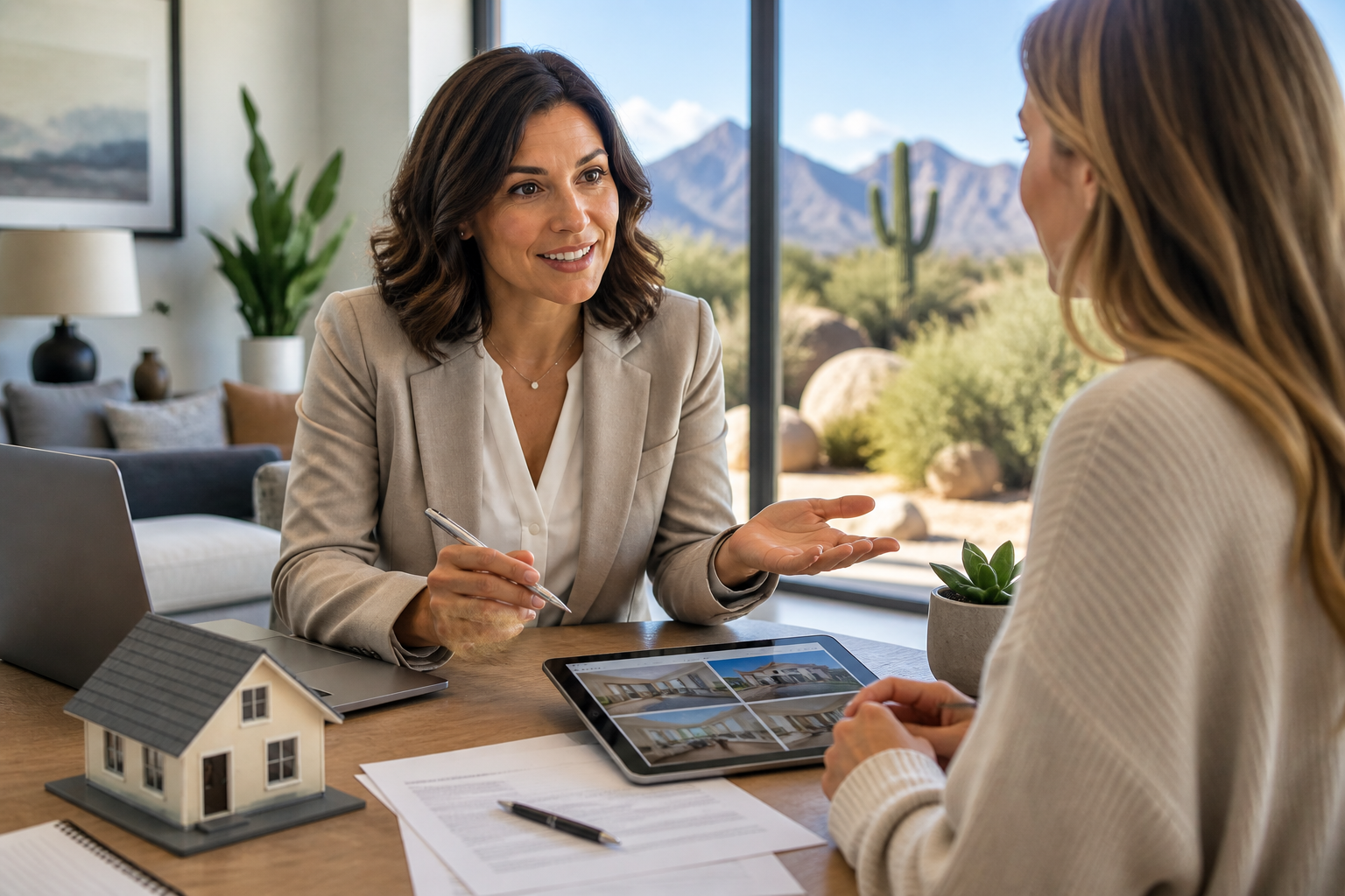 What a Real Estate Agent Can Do That AI Can’t (And Why It Still Matters for Tucson Buyers) header image.