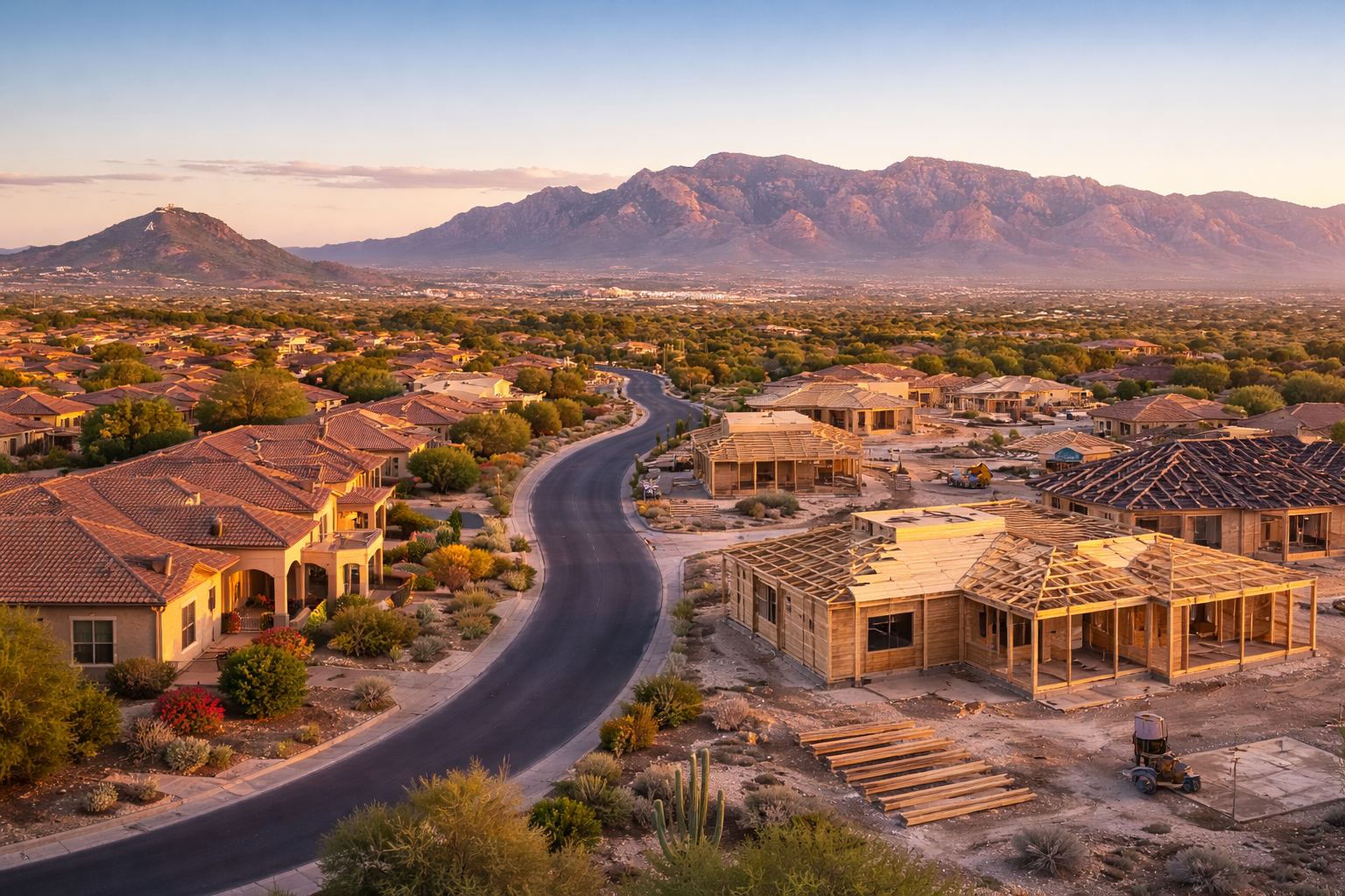 How Appraisers Value Homes When New Construction and Older Homes Compete Side by Side in Tucson, Marana, and Vail header image.