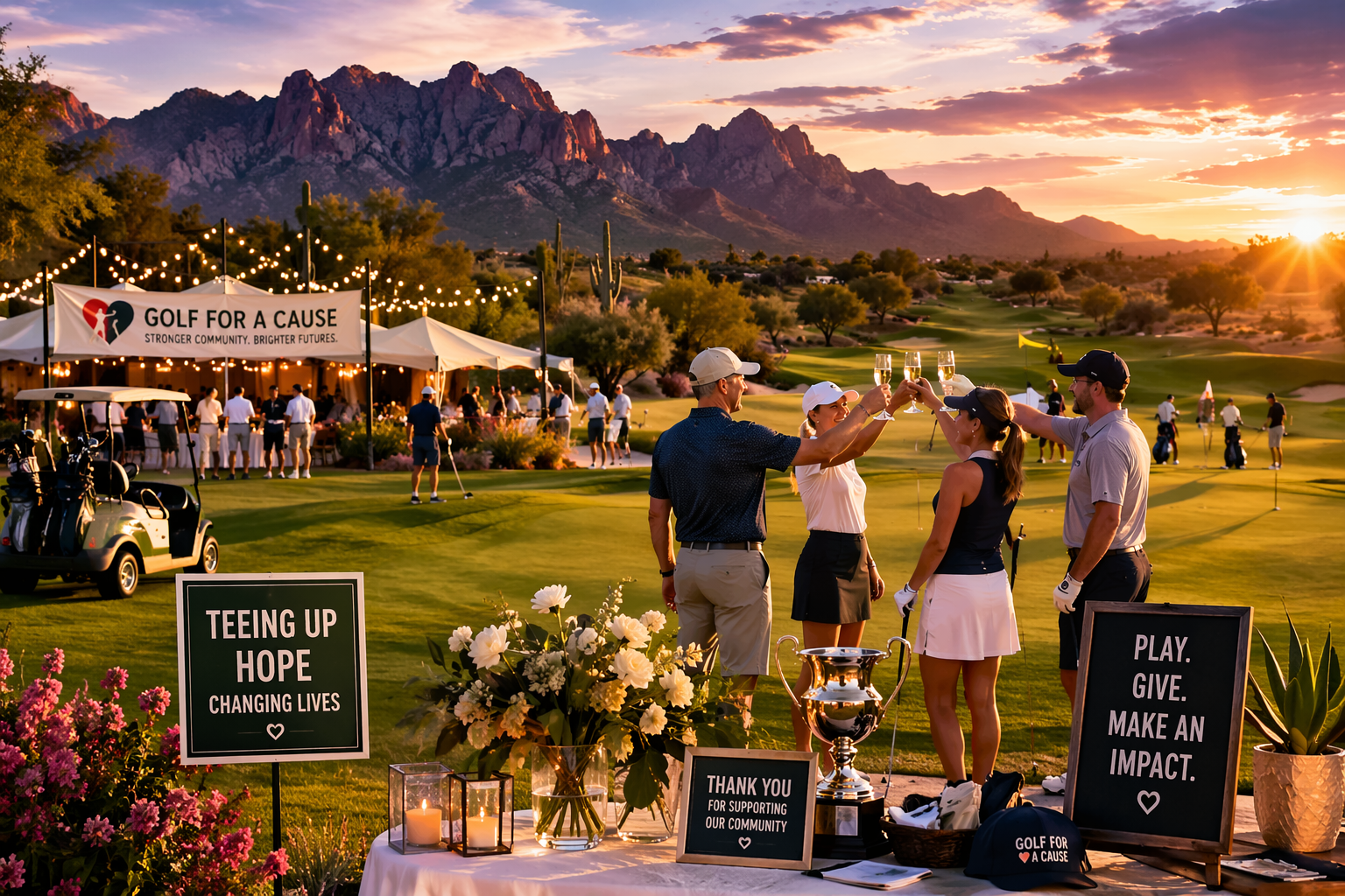 Golf for a Cause: Charity Tournaments Around Tucson This Spring & Summer header image.