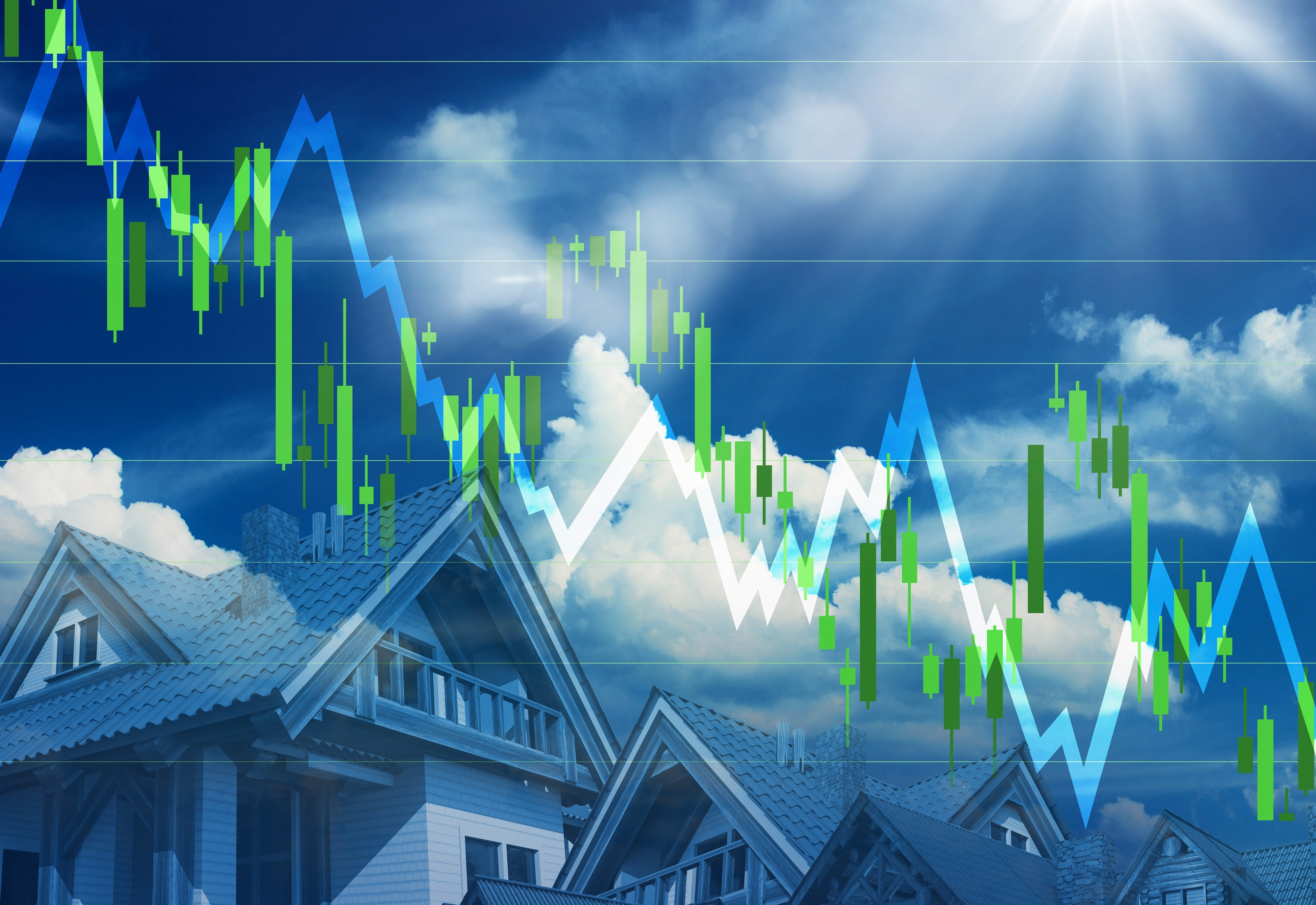 Phoenix and Tucson neighborhoods with desert backdrop, reflecting Arizona’s 2025 home price declines