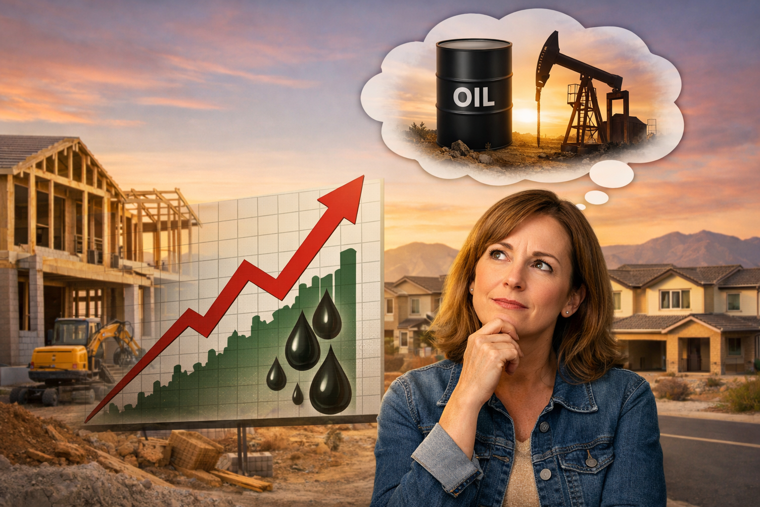 Will Rising Oil Prices Increase Home Prices and Interest Rates? What Buyers Should Know header image.