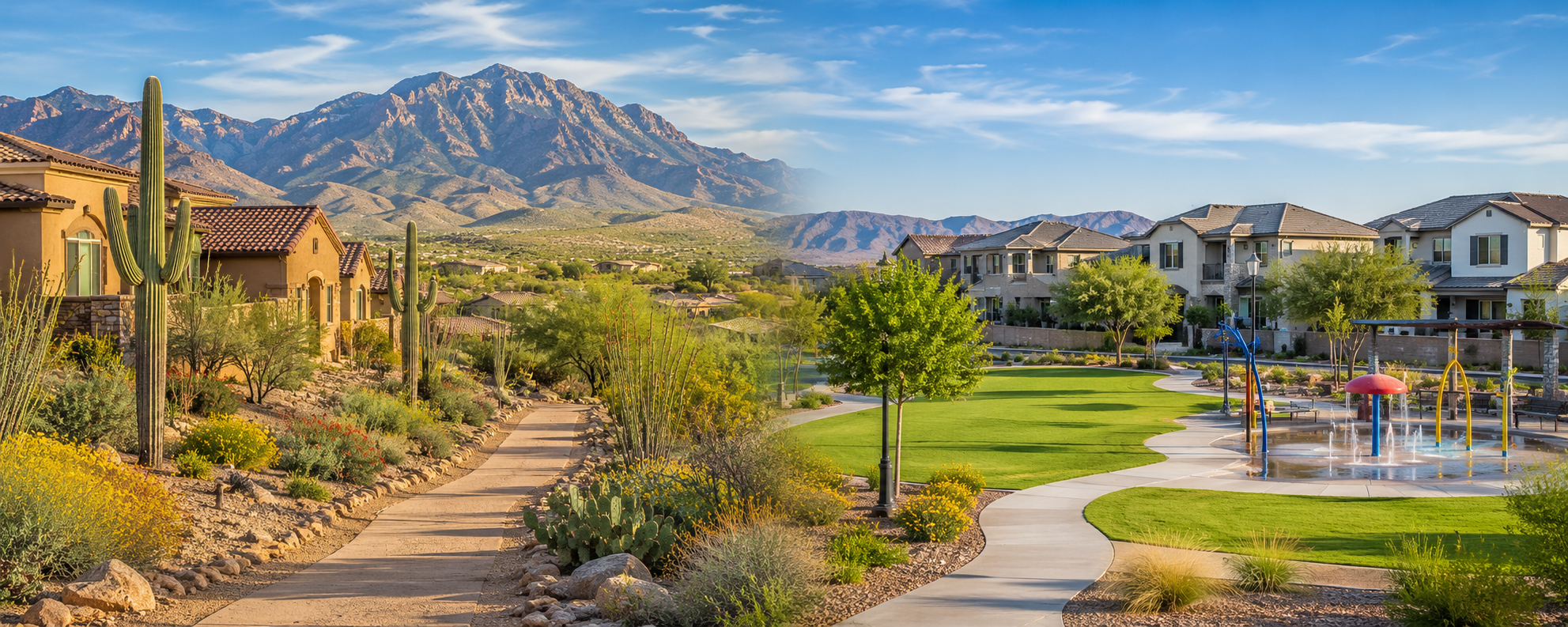 Rancho Vistoso vs Gladden Farms: Which Community Fits Your Lifestyle? header image.