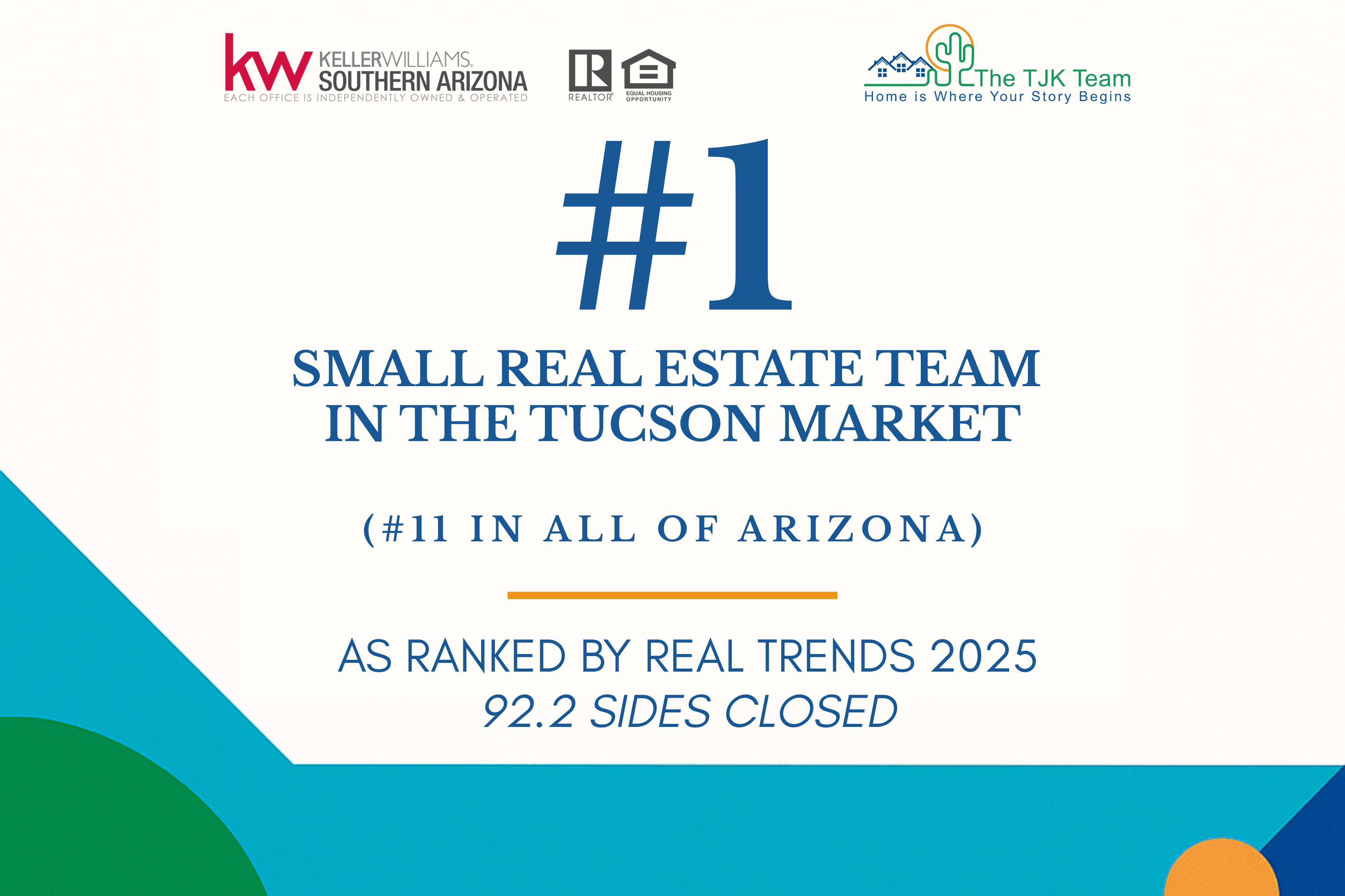 The TJK Team, number one real estate team in Tucson
