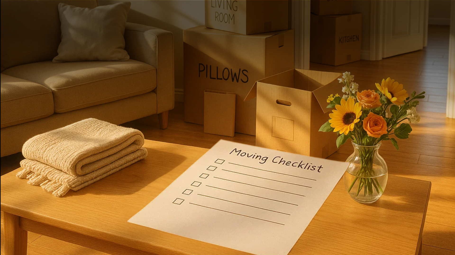 Moving Soon? 3 Simple Steps to a Stress-Free Move in New Hampshire header image.