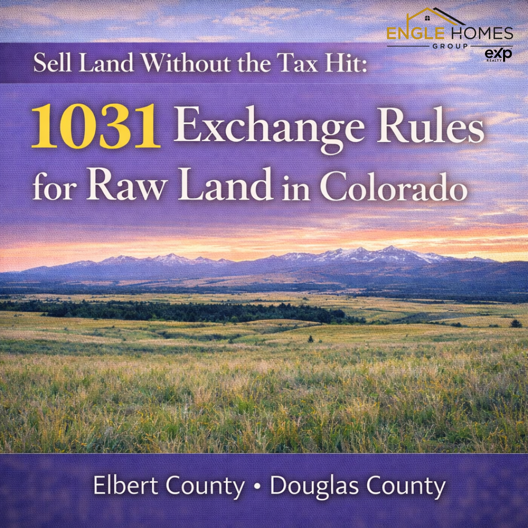 Sell Land Without the Tax Hit: 1031 Exchange Rules for Raw Land in Colorado header image.